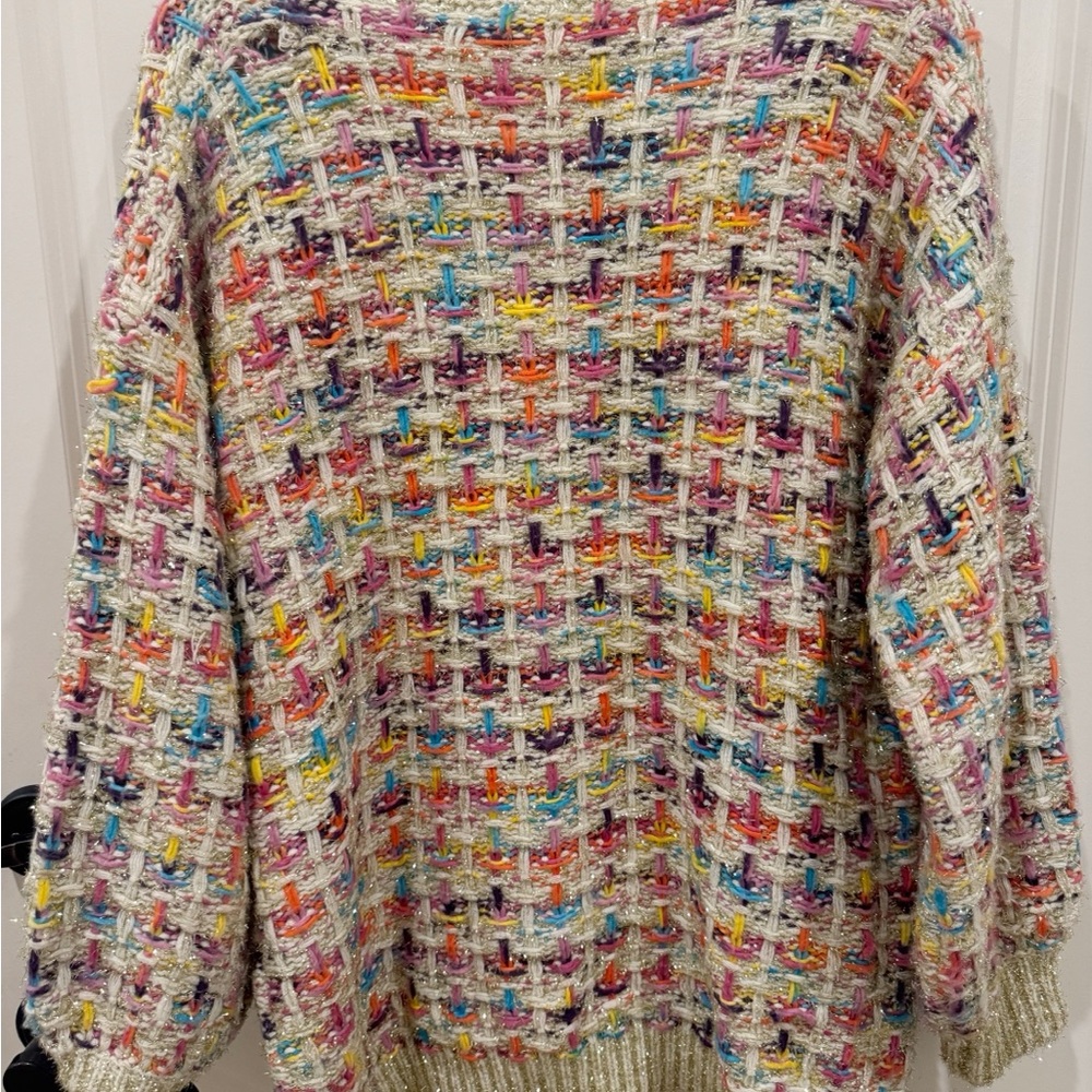 Stellah Multicolor Crew Neck Sweater - Picture 4 of 7